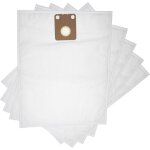 5x sacs compatible avec nilfisk gd 111, family de luxe, gd 2000, gd 1010 aspirateur - microfibre non ...