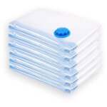 Basetbl - 5x sac de rangement sous vide housse aspiration compression vtements 80x100 cm