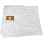 5x sacs remplacement pour cleantrack 895003 pour aspirateur - 77cm x 63cm blanc - vhbw