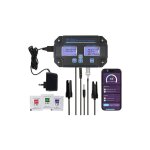 6 en 1 multi - paramtres testeur de ph: ph / ec / tds / sel / sg / temprature avec wi - fi sans fil ...