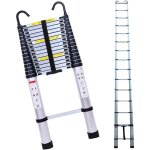 6, 2m �chelle t�lescopique en aluminium avec crochet de toit telescopic floding ladder capacit� 150kg ...