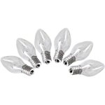 [jamais utilis�] lot de 6 ampoules de la lampe de sel de l'himalayae12, 15 watt pour le d�cor de l'�clairage ...
