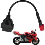 6 broches m�le � 16 broches femelle obd2, c�ble adaptateur obd2 pour motos euro5 / euro6, compatible ...