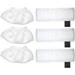 6 chiffons en microfibre compatibles avec pour karcher sc2 / sc3 / sc4 / sc5 nettoyeurs vapeur, lingette ... 6 chiffons en microfibre compatibles avec pour karcher sc2 / sc3 / sc4 / sc5 nettoyeurs vapeur, lingette ...