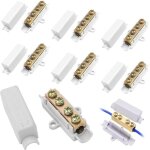 6 connecteurs de c�bles, bornier pour 2, 5 - 16 mm� ? bornes �lectriques, bornes � vis, bornier, borne ...