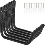 6 crochets de rangement pour �chelle de garage, bras de 3. 6 inch