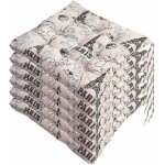 [jamais utilis�] lot de 6 galettes de chaise 40x40 cm ? polyester et coton naturel ? lavable en machine ...