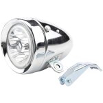 6 led vintage v�lo v�lo avant lumi�re phare lampe de poche avec support argent