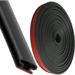 6 m�tres joint porte, joint porte entree, joint de porte d'entr�e, joint autocollant, joint caoutchouc ...