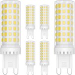 6 pack ampoule led g9 9w �conomie d'�nergie �quivalent 70w lampe halog�ne g9 led 360� angle de faisceau ...