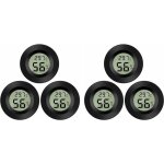6 - pack hygrom�tre thermom�tre num�rique lcd moniteur humidim�tre jauge pour humidificateurs d�shumidificateu ...
