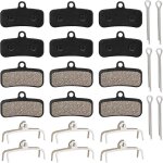 6 paires de plaquettes de frein v�lo � disque plaquette de frein vtt pour shimano d03s d02s saint br ...