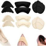 6 paires de semelles int�rieures avec coussinets pour oignons, coussinets pour l'avant - pied et le talon, ...