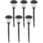 6 paquets de lampes de jardin solaires à détection de lumière, projecteur extérieur étanche, lumière ... 6 paquets de lampes de jardin solaires à détection de lumière, projecteur extérieur étanche, lumière ...