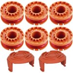 Fitags - 6 pcs fil coupe bordure universel, 1. 65mmx3. 05m trimmer strimmer dbroussailleuse robuste ...
