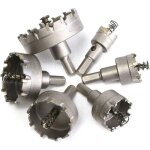 6 pcs hss tct tron�onneuse tr�pans forets tr�pan carbure trou ouvreur, 22 - 65mm