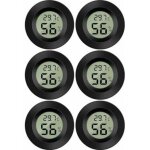 (6 pcs )mini digital lcd thermom�tre hygrom�tre temp�rature humidit� - 50 - 70? 10% - 99% rh thermom�tre ...