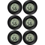 (6 pcs )mini digital lcd thermom�tre hygrom�tre temp�rature humidit� - 50 - 70? 10% - 99% rh thermom�tre ...