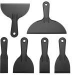 6 pcs spatule enduit spatule bricolage, spatule plastique spatules en acier inoxydable, spatule mastic, ...
