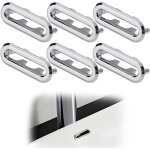 6 pcs trop plein lavabo, anneau de bain, bouchon trop plein lavabo, anneau de d�bordement d'�vier, bouchon ...