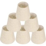 6 pi�ces abat - jour pour lampes de table lampe, xu, clip, , remplacement petits avec chevet, applique ...