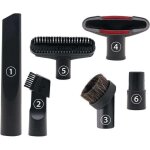 6 pi�ces accessoires pour aspirateur, convient aux aspirateurs de calibre 32 mm et 35 mm, pour embout ...