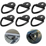 6 pi�ces d anneau de montage anneau d'arrimage 85x63mm, ?illets d'arrimage en acier au carbone noir pour ...