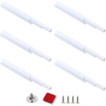 (6 pi�ces)(blanc)loquets de porte magn�tiques � lib�ration tactile pour placard, vitrine, par pression ...