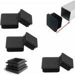 6 pi�ces de bouchons lamellaires pour tubes carr�s 80x80 mm bouchons de tube embouts de pied noirs en ...