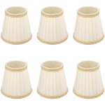 6 pièces bougie abat - jour clip sur tambour abat - jour pour lustre bougie ampoules, a 6 pièces bougie abat - jour clip sur tambour abat - jour pour lustre bougie ampoules, a