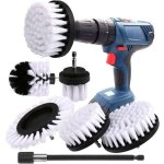 6 pi�ces brosse de nettoyage de perceuse, brosse pour perceuse voiture carrelage tapis baignoire cuisine ...