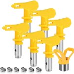6 pièces buse airless, buse pistolet airless pour pistolet à peinture haute pression (tapez 515, 517, ... 6 pièces buse airless, buse pistolet airless pour pistolet à peinture haute pression (tapez 515, 517, ...