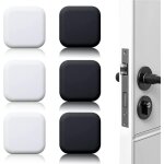 Sollbry - 6 pièces butée de porte murale noire / blanche adhésive 45mm45mm bloc porte stop porte mural ... Sollbry - 6 pièces butée de porte murale noire / blanche adhésive 45mm45mm bloc porte stop porte mural ...