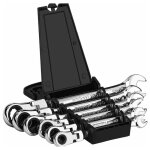 6 pices cls  cliquet, jeu de cls mixtes 8 / 10 / 12 / 13 / 14 / 17 mm cls mixtes  cliquet en acier ...