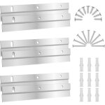 6 pi�ces clip de fixation murale en z support mural fixation miroir 15cm fixation tableau avec vis fixation ...