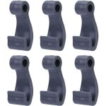 6 pi�ces crochets corde fixation � pression en plastique crochets en forme j pour bateau gonflable radeau ...