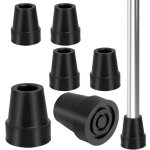 6 pi�ces embout b�quille antid�rapant 19 mm embout canne de marche en caoutchouc stable haute intensit� ...