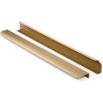 6 pi�ce invisible laiton bross� poignee de meuble cuisine - poignee de cuisine poign�e de poign�e meuble ...