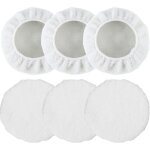 6 pi�ces kit nettoyage voiture bonnets de polissage pad de laine blanche bonnet de polissage, pad polissage ...