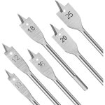 6 pi�ces m�ches plates plate forets plats pour bois 10mm 12mm 16mm 18mm 20mm 25mm m�che � bois plate