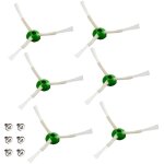 6 pi�ces / paquet pour irobot s�rie i & e & j balayeuse triangle brosse lat�rale remplacement