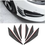 6 pices pare - chocs avant lvre spoiler canards kit, voiture pare - chocs avant coupe - vent couteau ...