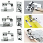 6 pi�ces pied de biche machine � coudre pied � ourlet couture 4 / 8 6 / 8 8 / 8in pied de biche ourlet ...