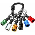 6 pi�ces porte embouts de tournevis � tige hexagonale adaptateur pouce changer rapidement le porte embout ...