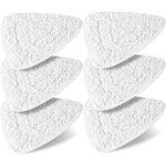 6 pices recharge pour balai vapeur, housse de balai microfibre compatible avec les nettoyeurs vapeur ...