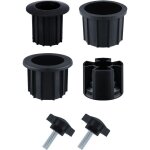6 pi�ces umbrella stand parts, accessoires pied parasol avec fil de serrage bouton noir accessoires parasol ...