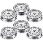 - lot de 6 t�tes de rasoir sh30 pour rasoir �lectrique philips 1000, 2000