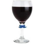 6 marque - verre en silicone - moustache