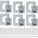 6 x anneau d'arrimage pour remorque, anneaux de remorque cavit�s d'arrimage avec contre - plaques et ...