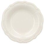 6 x assiettes creuses charlotte - gr�s - 22cm - novastyl